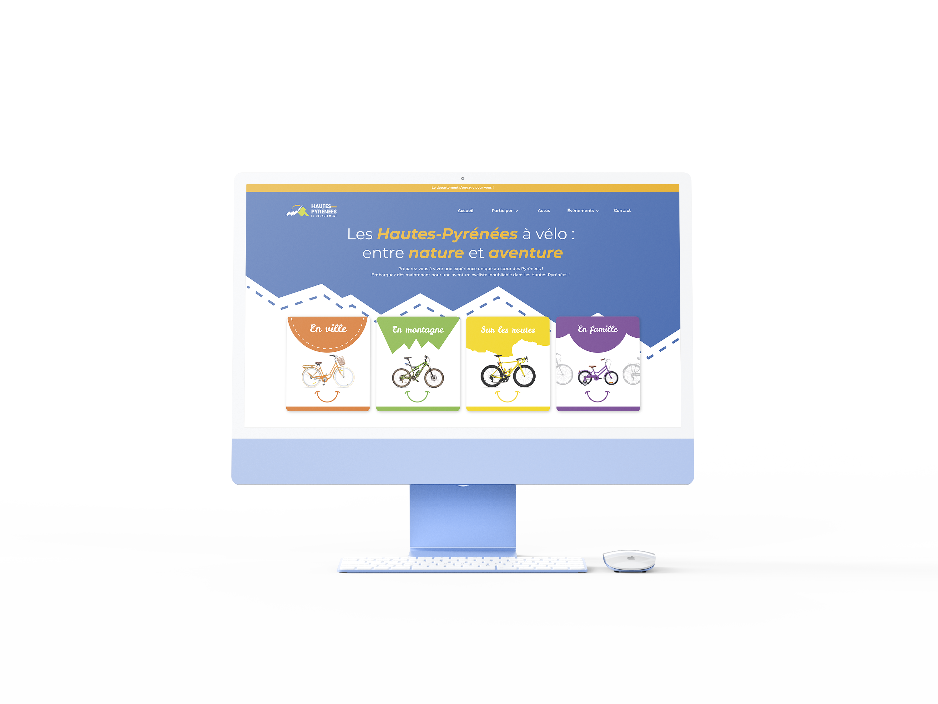 campagne pour la pratique du vélo sur ordinateur par Pitxucom