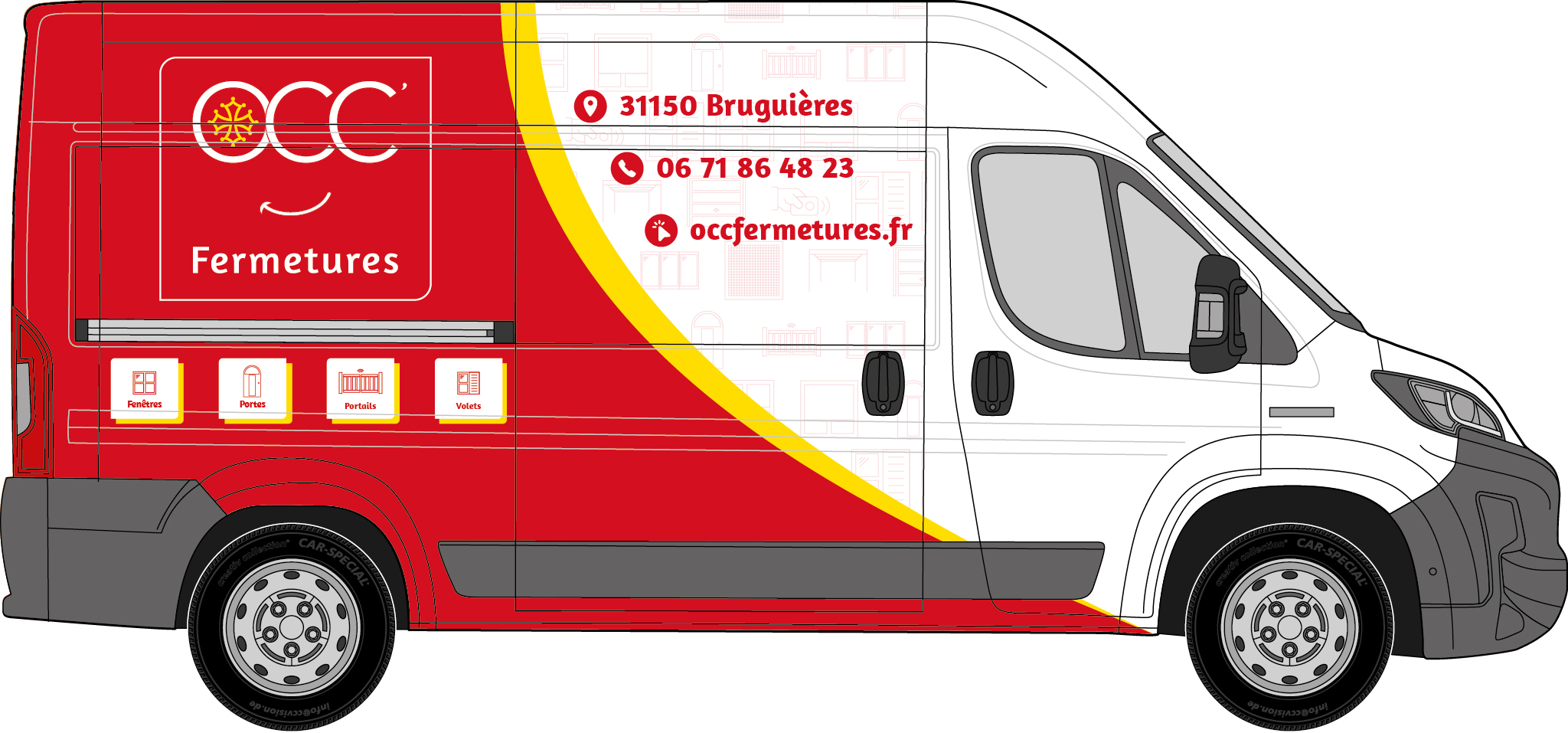 Design et flocage des camions