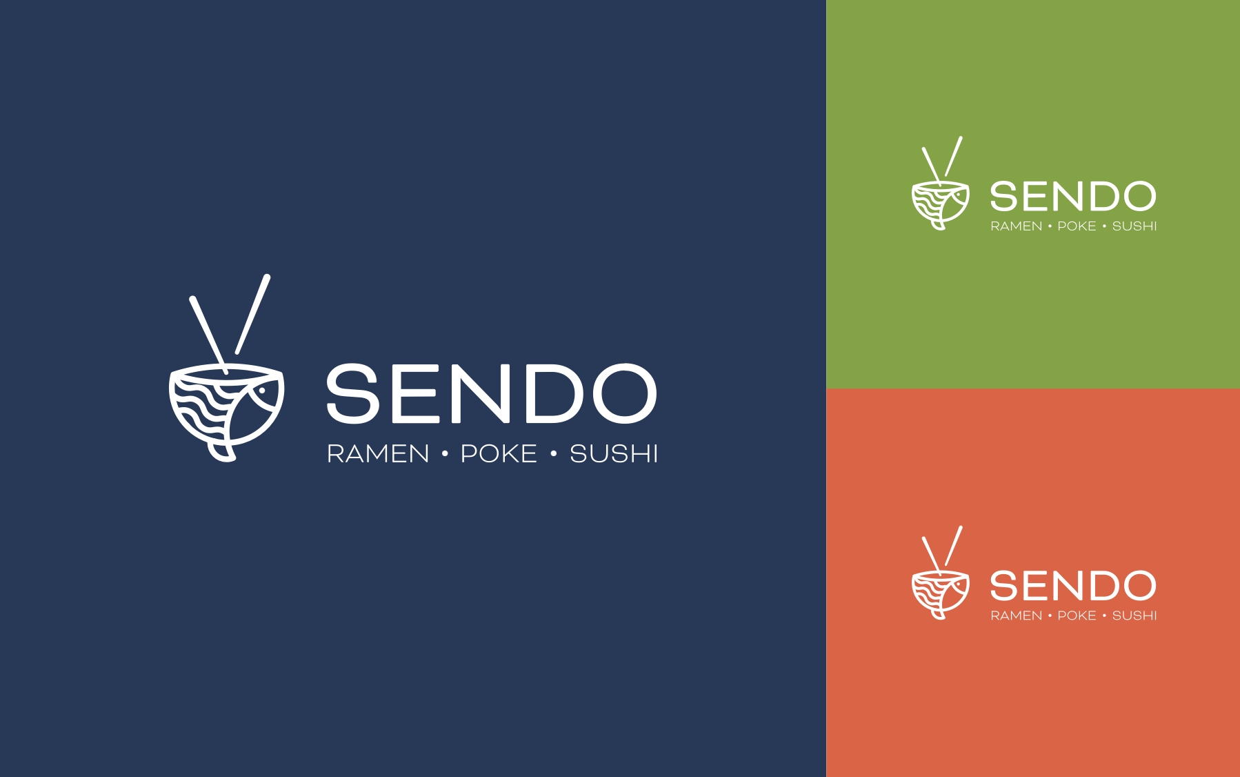 palette de couleur de Sendo par Pitxucom, agence de communication à Toulouse